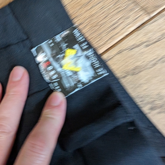 NWT Men's Axcess Black Dress Pants with Classic Pleats and Straight Leg Sz 34x32 - Picture 2 of 4